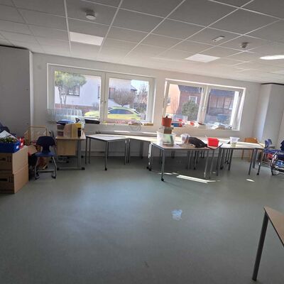 Fuchsklassenraum noch chaotisch